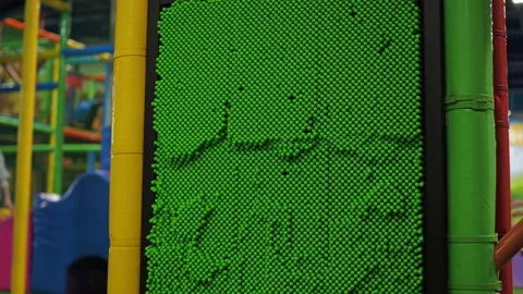 Interactive green board. reonok is making money on the other side. children's Stock Footage 171067429