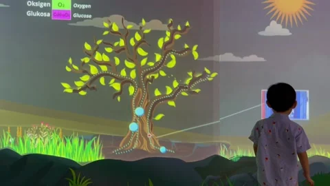 Interactive learning experience Stock Footage 175682229