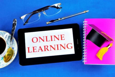 Interactive learning - learning new things. Stock Photos