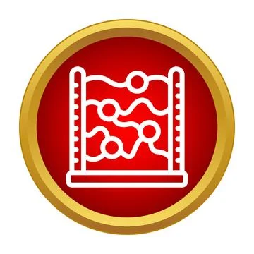 Interactive learning process game vector line icon Stock Illustration