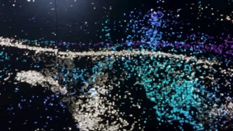 Interactive LED Screen Видео 342627755