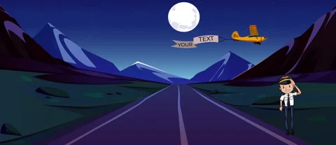 Interactive Map and Flight Animation Catálogo de After Effects