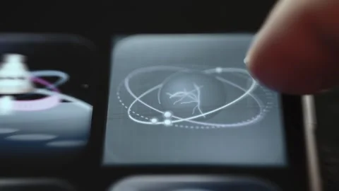 Interactive Multi Orbit Trajectory Control Stockbeeldmateriaal 340555641