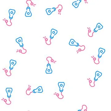 Interactive pet toy vector seamless pattern Stock Illustration