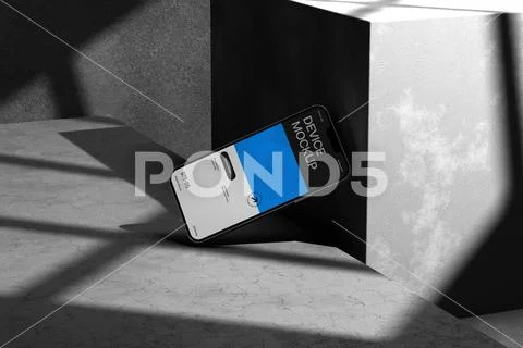 Interactive Phone App Mockup PSD Template