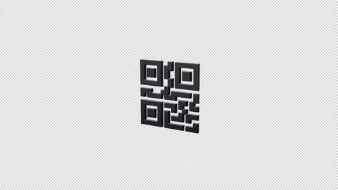 Interactive QR Code Spin: Elevate Your Projects Stock Footage 272168140