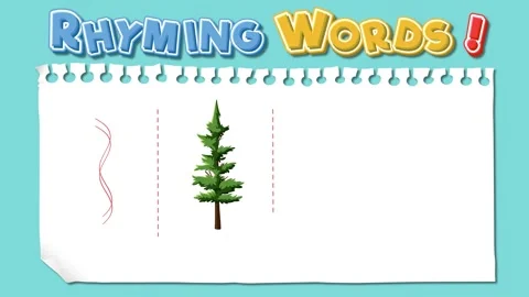 Interactive Rhyming Words Animation with... | Stock Video | Pond5