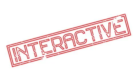 Interactive rubber stamp 스톡 일러스트