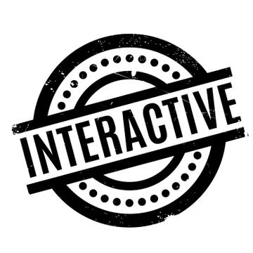 Interactive rubber stamp Stock Illustration