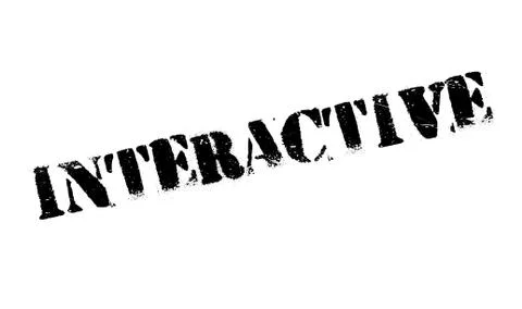 Interactive rubber stamp Stock Illustration