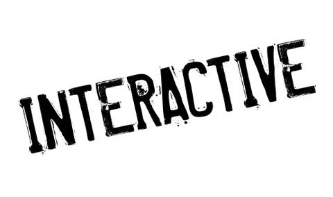 Interactive rubber stamp Illustrazione stock