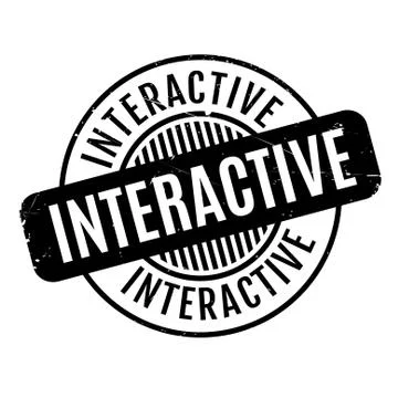 Interactive rubber stamp Stock Illustration
