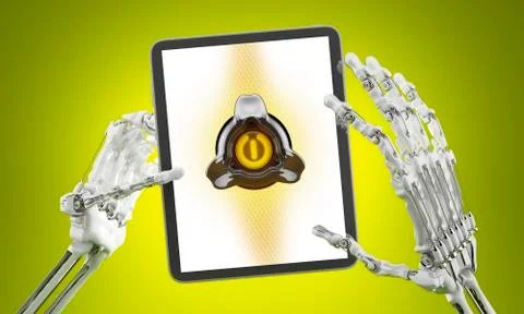 Interactive screen Stock Illustration