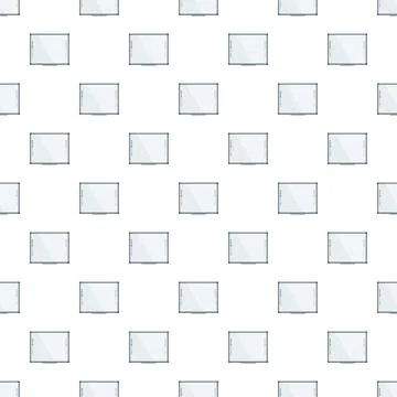 Interactive smart board education technology seamless pattern イラスト素材
