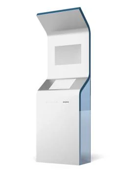 Interactive stand Illustrazione stock