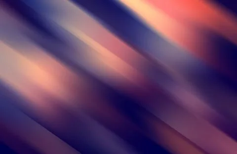 Interactive stripes motion abstract blur pattern. Toned orange blue purple. Stock Illustration