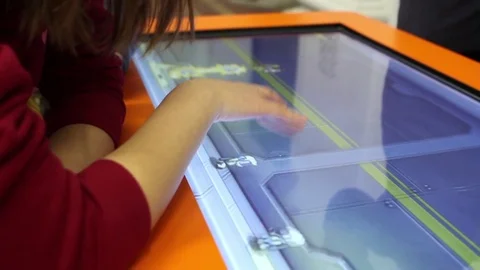 Interactive Tables Stock-Footage 77829032