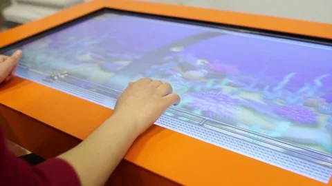 Interactive Tables Stock-Footage 77829037