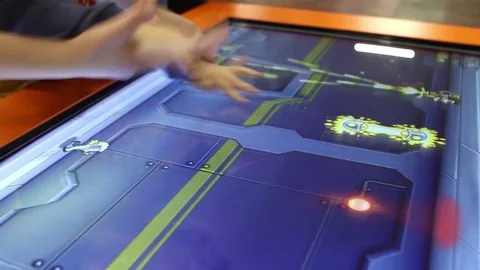 Interactive Tables Stock-Footage 77829056