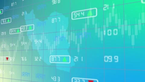 Interactive trading dashboard showing live data charts and analytics for Stockbeeldmateriaal 334136670