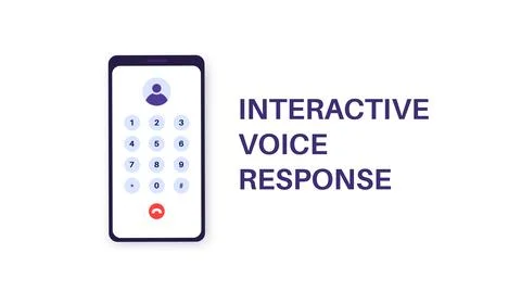 Interactive voice response Stock Illustration