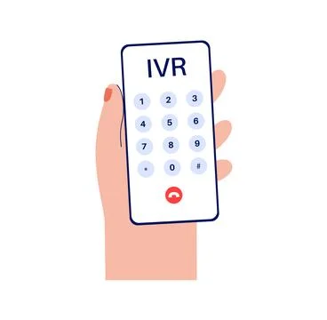 Interactive voice response Stock Illustration