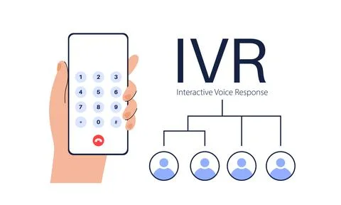 Interactive voice response Stock Illustration