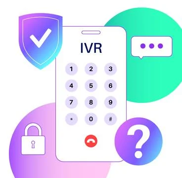 Interactive voice response Stock Illustration