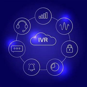 Interactive voice response Stock Illustration