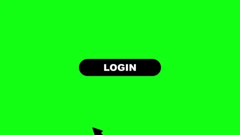 Interactive web interface concept with a black rounded button labeled login.. イラスト素材