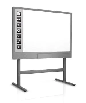 Interactive whiteboard Stockillustratie