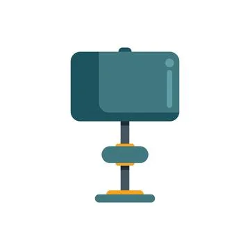 Interactive whiteboard for modern classroom or business meeting Stock Illustration