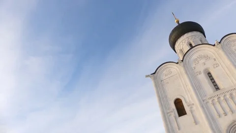 Intercession on Nerl Church Russia Stock Footage 71603715