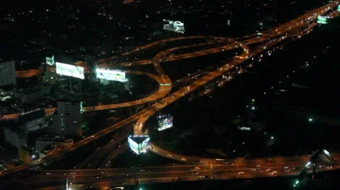 Interchange in Bangkok Video stock 24868059