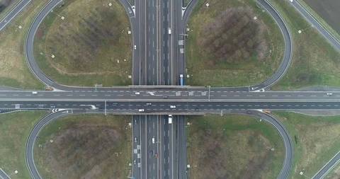 Interchange Stock Footage 123636469