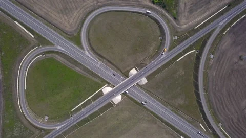 Interchange in Kuala-Lumpur Stock Footage 203213428