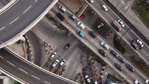 Interchange in Kuala-Lumpur Stock Footage 218262006