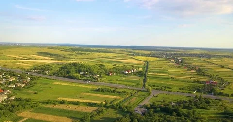 Intercity road traffic Stock Footage 84911614