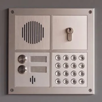 Intercom access panel Stock Photos