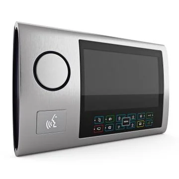 Intercom in a contemporary Stock Illustration