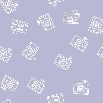 Intercom device color icon vector isolated illustration Stock Illustration