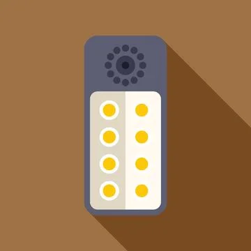 Intercom doorbell security system transmitting safety signal Illustrazione stock