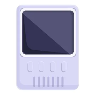 Intercom equipment icon cartoon vector. Video system Stock Illustration