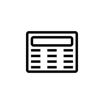 Intercom Flat Vector Icon Stock Illustration