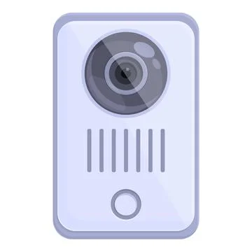 Intercom guard icon cartoon . Video door Stock Illustration