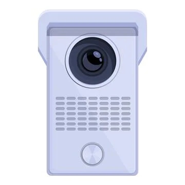 Intercom icon cartoon . Door system Stock Illustration