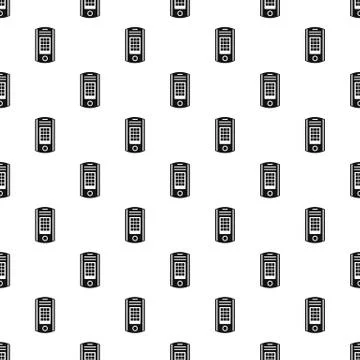 Intercom pattern seamless Stock Illustration