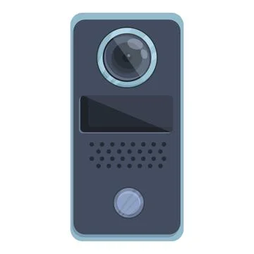 Intercom pictogram icon cartoon vector. Video door Stock Illustration