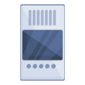 Intercom screen icon cartoon . Video system Stock Illustration
