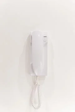 Intercom, security system safety in modern apartment Foto stock